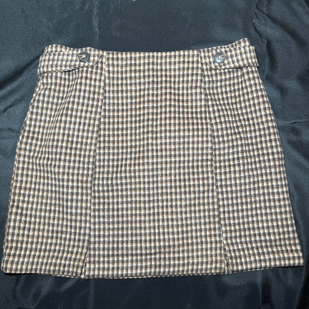 Plaid Mini Skirt